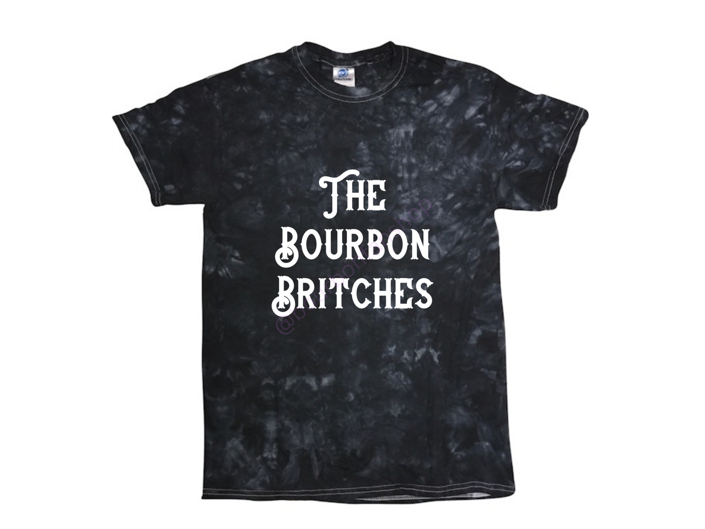 The Bourbon Britches fan TIE DYED shirt size Small-3X